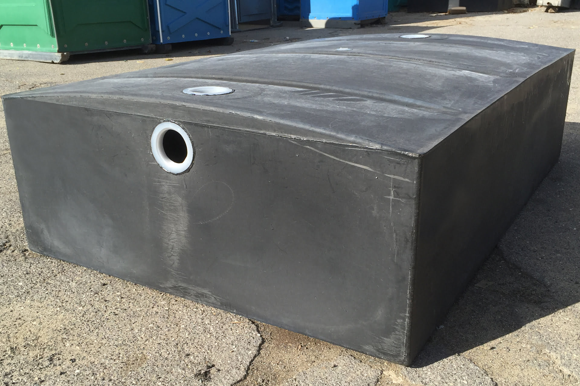 250 Gallon Holding Tanks delivery and setup process